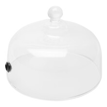 1 Tampa De Para Bolo Pão Exibição Sobremesa Transparente