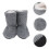 1Par Botas De Quentes Anti-Derrapantes Com Pelúcia 3