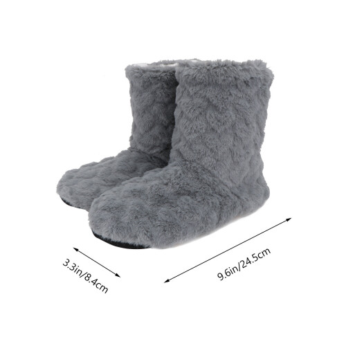 1Par Botas De Quentes Anti-Derrapantes Com Pelúcia 1
