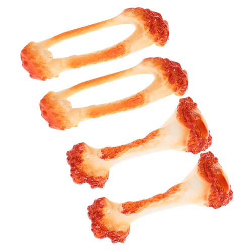 4 Unidades De Pernas De Frito Realistas Com