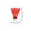 36 Badminton Plastic Shutcocks Oefenen Gebroken Kleur 2