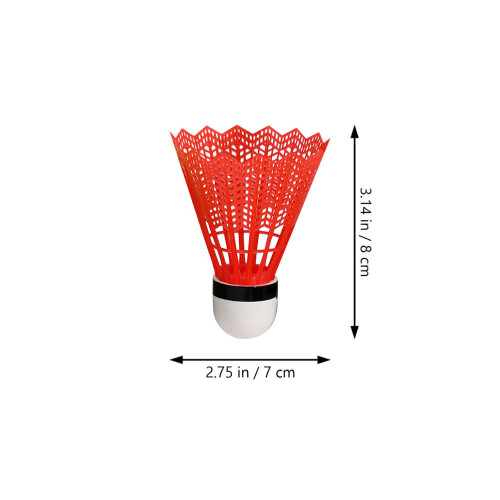 36 Badminton Plastic Shutcocks Oefenen Gebroken Kleur 1