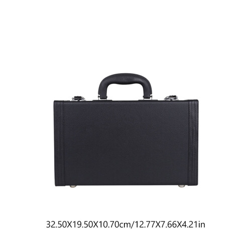 Porta Clarinetto Nero Shockproof in Pelle E Tessuto 1