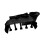 Fish Tanks Decorations Betta House Hide Cave Aquarium-M Black 1
