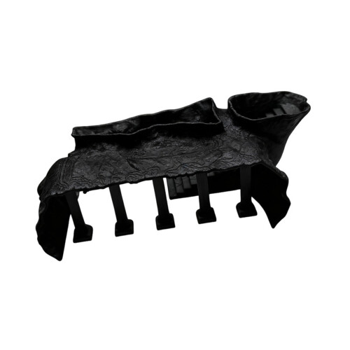 Fish Tanks Decorations Betta House Hide Cave Aquarium-M Black
