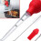 1Conjunto Bomba De Temperos Para Peru Silicone Vermelha Para 10