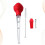 1Conjunto Bomba De Temperos Para Peru Silicone Vermelha Para 3