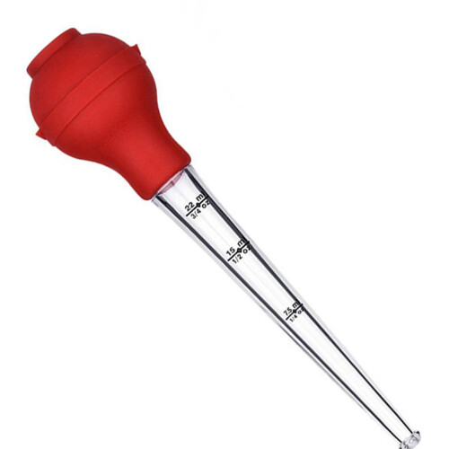 1Conjunto Bomba De Temperos Para Peru Silicone Vermelha Para 1