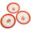 3 Pcs Prato De Esmalte Vintage Para Sortido 3