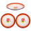 3 Pcs Prato De Esmalte Vintage Para Sortido 11