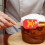 Red Silicone Cake Spatula with Wood Handle Christmas Baking Tool 5