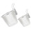 2Pcs Escorredor De Aço Inoxidável Para E 5