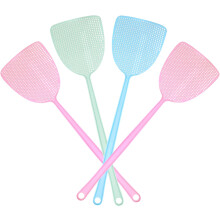 Stainless Steel Handle Fly Swatters, Eco-Friendly PP Material & Non-toxic, Flexible Triangle Shape for Stability & Lightweight Easy Carry, Space Savin
