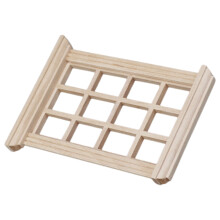 Doll House Window Prop DIY Mini Casa Decoração Com 12 Painéis