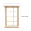 Doll House Window Prop DIY Mini Casa Decoração Com 12 Painéis 2