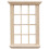 Doll House Window Prop DIY Mini Casa Decoração Com 12 Painéis 9