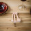 4Pcs Conjunto De Prensador De Torta Madeira Com Face 6