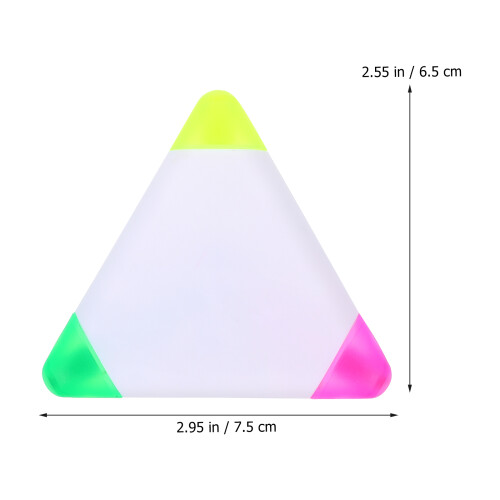 5 Unidades 3 1 Formato Triangular Com Cores Fluorescentes 1