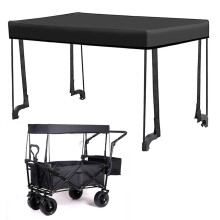 Afneembare Luifel voor Wagenbevestiging Zonneschermafdekking voor 8 Inch Trolleywagenbuis PE-Doekzonneschermen Blauw
