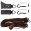 conjunto de acessórios para persianas rolô com corda e peças 4