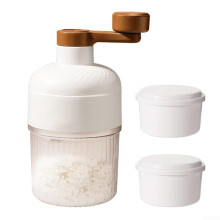 Compact Shaved Ice Maker with Manual Operation for and Easy to Clean (Ice CrusherIce Tray)