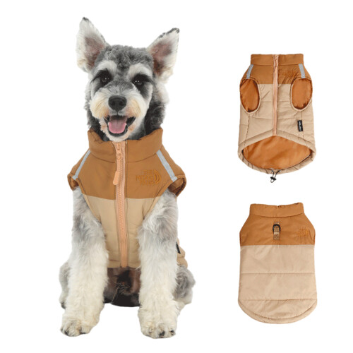 Cold Weather Breeds Coat Waterproof Windproof-light brown M 1