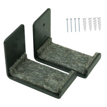 2pcs Snowboard Display Mount Storage Holder for Skis and Snowboards in Home and Garage - Wall-Mounted, Durable Design