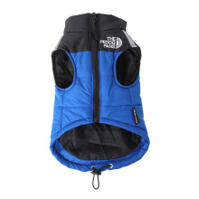 Manteau isolé pour chien par temps froid, chaud,-Bleu XL