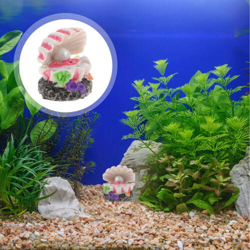 1 decoração resina com concha mar e 2