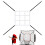Baseball Attack Zone  Baseball Attack Zone Target with 4 Adjustable Straps, Baseball Throwing Target  Professional Pitcher Training Devices White 1