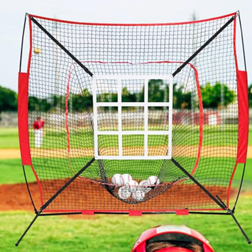 Baseball Attack Zone  Baseball Attack Zone Target with 4 Adjustable Straps, Baseball Throwing Target  Professional Pitcher Training Devices White 1