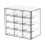 Acrylique empilable d'organisateurs de-12 compartiments grands 1