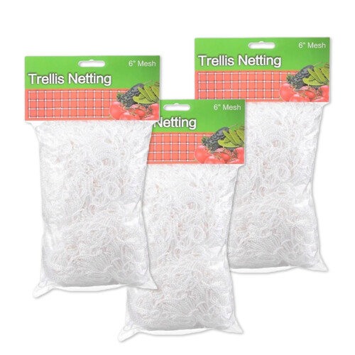 Filet de treillis en polyester robuste pour légumes de jardin-B
