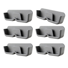 Boîte de rangement de lunettes murale multi-usage, 6-Gris