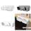 Boîte de rangement de lunettes murale multi-usage, 6-Gris 2