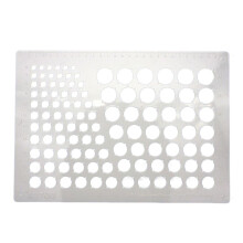 Multipurpose Quilling Template Ruler Plastic Scrapbooking