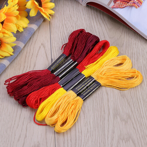 100 De 8 Mètres Fil Coton Pour Broderie 2