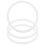 3 Anelli In Gomma Per Singing Bowl Buddhista 5