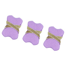 3 pièces porte-savon sac éponge savon moussant poche pour-Violet