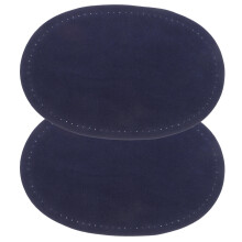 1Paar Grijze Ovale Elbow Patches Van Lint Voor Kleding DIY