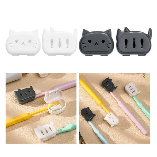 Étui de rangement pour brosse à dents, protection pour chaton, 1