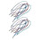 12Pcs Notebook Closure Fixing Elastic Band For Travel Scrapbook 11