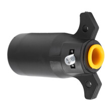 Conector de cablare pentru remorcă, tip lamă cu 7 căi, construcție robustă, mufă masculină rezistentă la coroziune, 12V, design ergonomic,