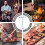 2 Pezzi Ganci Per Carne In Acciaio A Forma T 9