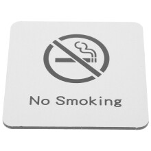 No Smoking Bord Metaal Reflecterend Aluminium Buiten