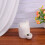 ciotola 100 ml con orecchie gatto per criceti conigli bianco 9