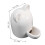 ciotola 100 ml con orecchie gatto per criceti conigli bianco 2