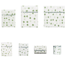 Sac de rangement de blanchisserie Durable avec-feuilles vertes