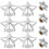 10Pz Tappi Valvole Pneumatici Argento Abs+rame Per Auto Stella 5 Punte 9