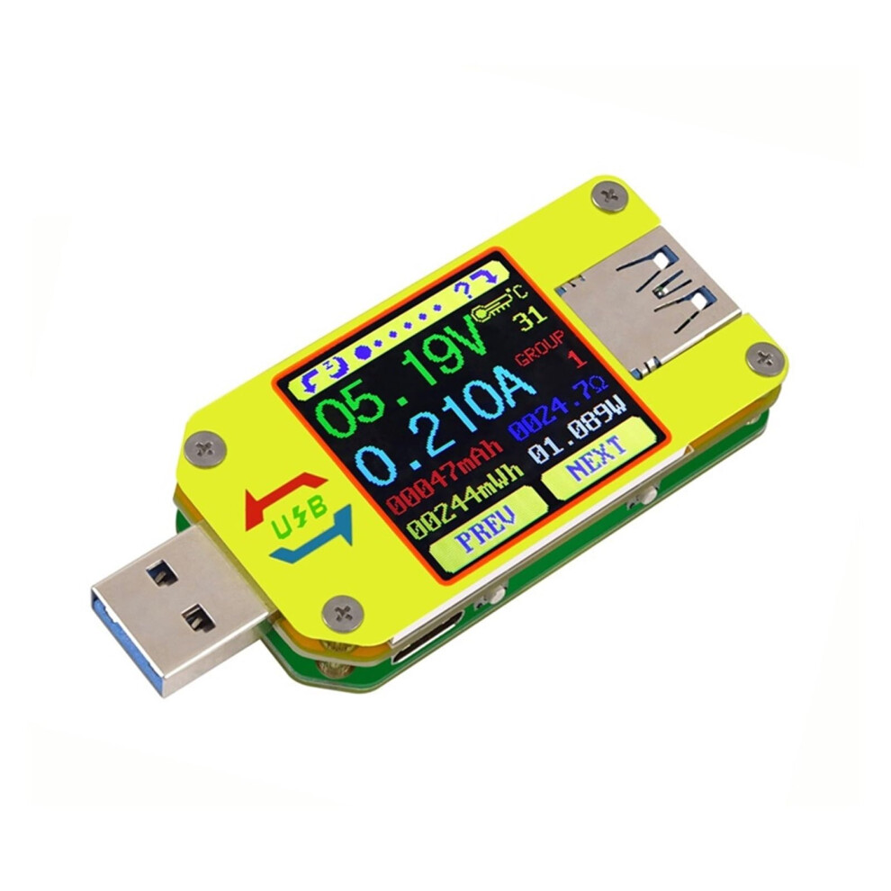 Multimeter, Um34c Usb 3.0 Typec Voltmeter Ammeter Battery Tester Lcd 9412369507662